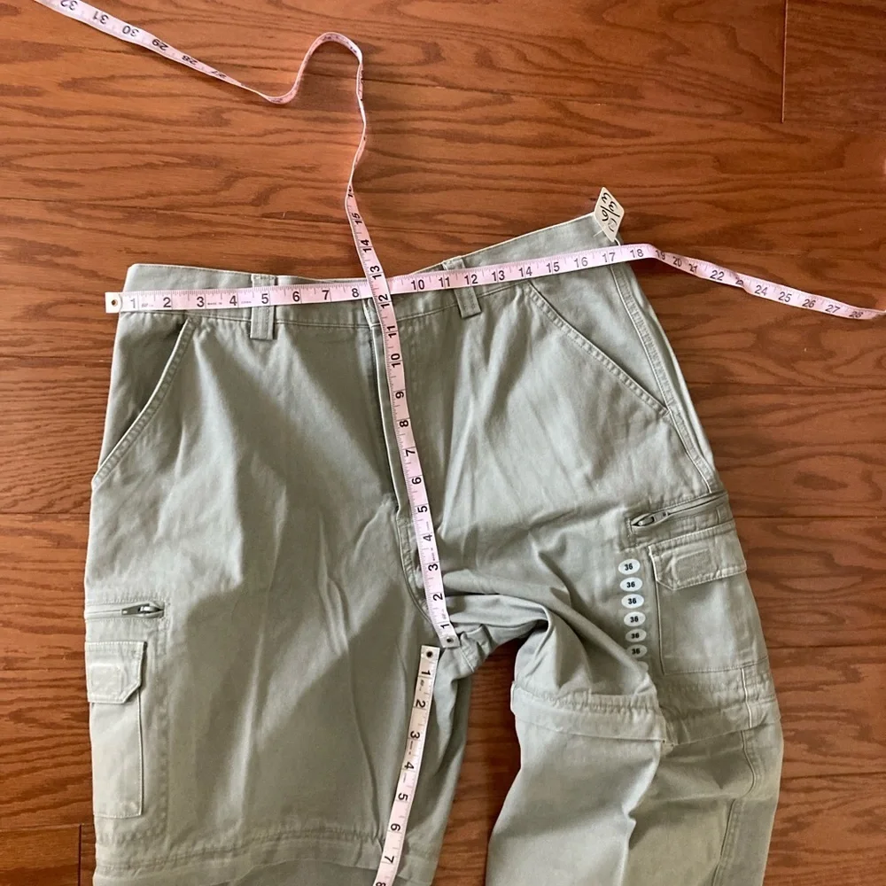 Magellan Men's Sportswear Cargo Pants Size 36 NWT Zip off legs convert shorts 36